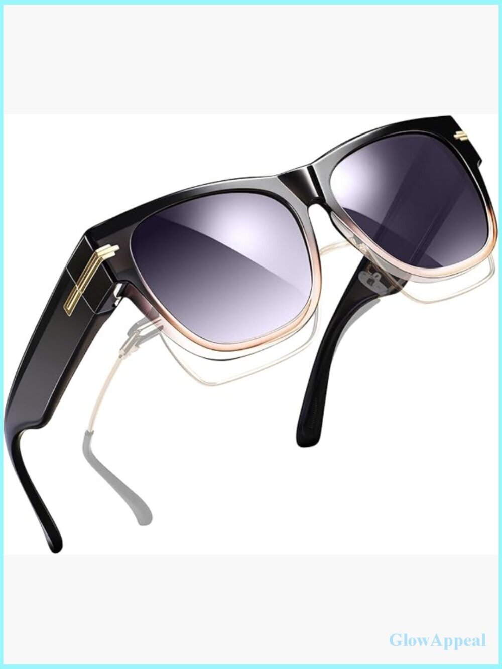 Polarized Fit Over Sunglasses UV400 Protection TR90 Frame Oversized Unisex